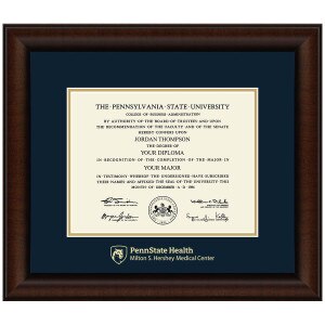 #105 Penn State Health certificate frame Lenox (Walnut)